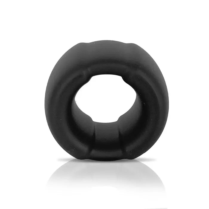 C1 Releasing VERS Liquid Silicone Weight Ball Stretcher Ring With Steel Core Black Secondary image