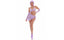 Pink Lipstick Feeling Fuzzy Womens Festival Set Including Pasties Lilac