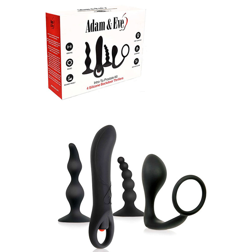 Adam & Eve INTRO TO PROSTATE KIT 4 Piece Kit Adam & Eve