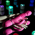 Evolved PINK DRAGON USB Rechargeable Thrusting Rabbit Vibrator 24.2cm Evolved