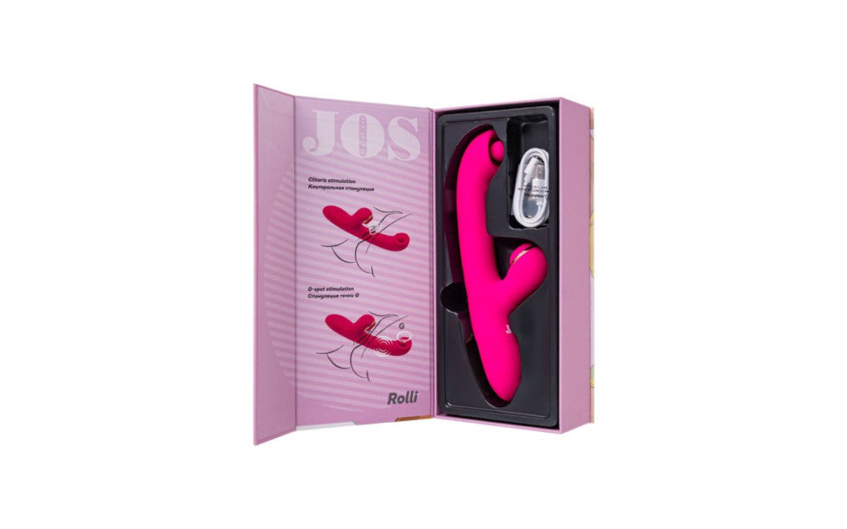 JOS Rolli Stimulating Ball Rabbit Vibrator With Vaccuum Clitoral Stimulator