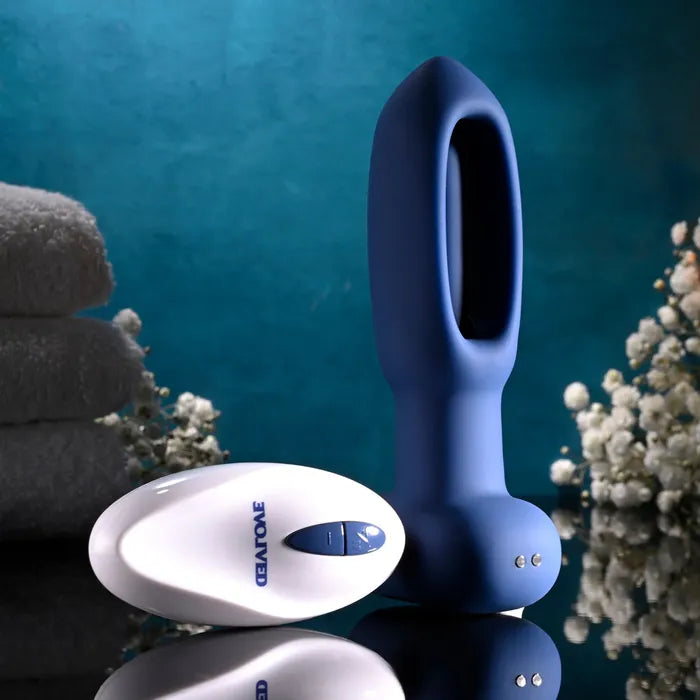 Evolved THE FLAPPER USB Rechargeable Vibrating & Flapping Butt Plug With Remote Evolved