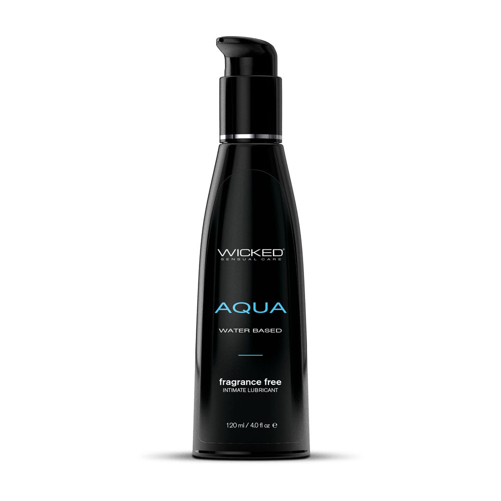 Wicked Aqua Water Based Lubricant 4 Oz Bottle Wicked