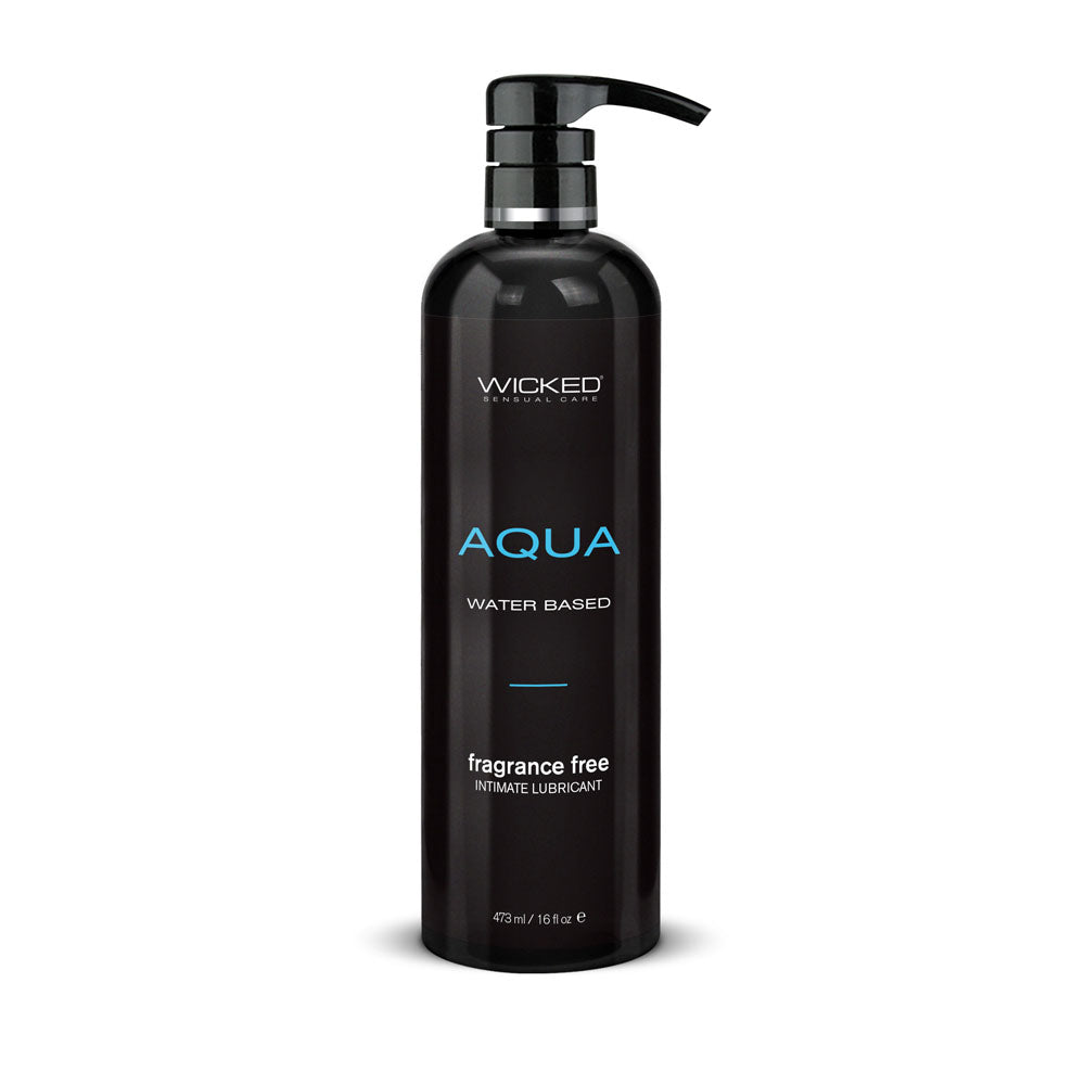 Wicked Aqua Water Based Lubricant 16 Oz Bottle Wicked
