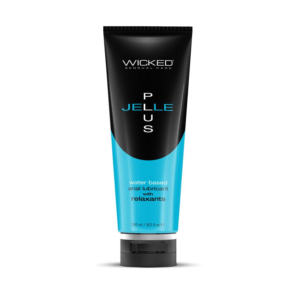 Wicked Jelle Plus Relaxing Water Based Anal Lubricant 240ml Bottle Wicked Main image