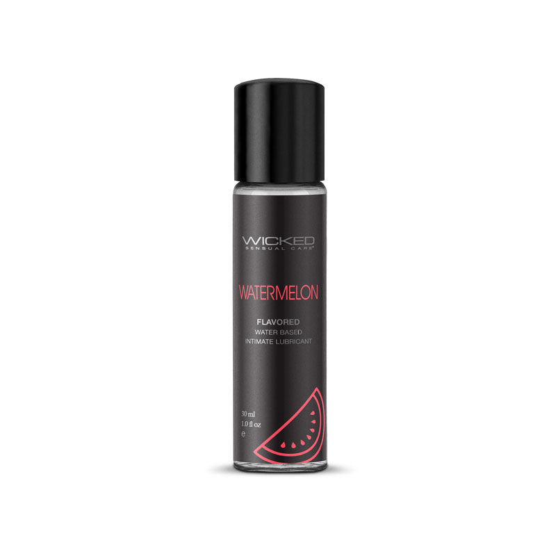 Wicked Aqua Watermelon Flavoured Water Based Lubricant 1 Oz Bottle Wicked