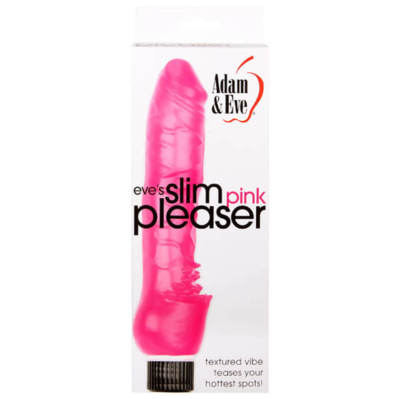 Adam & Eve Eve's Slim Pink Pleaser Vibrator 8 Inch Adam & Eve Main image