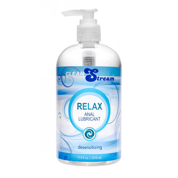 XR Brands CleanStream Relax Desensitising Anal Lubricant 17.5 Oz Pump Bottle XR Brands Main image