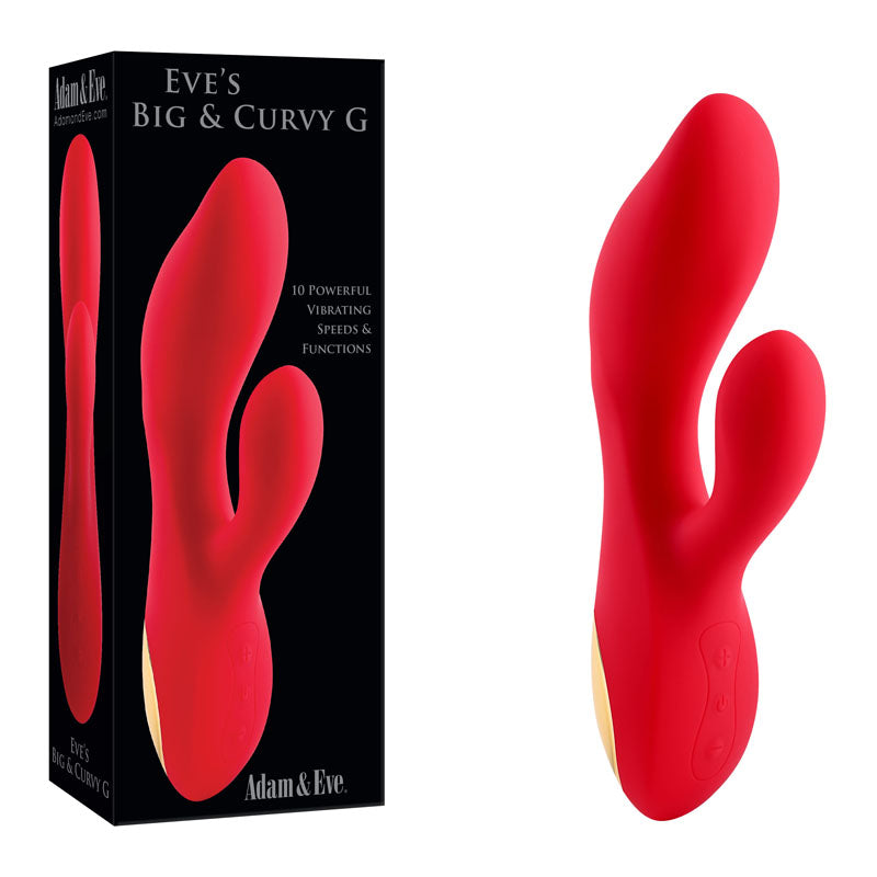 Adam & Eve EVE'S BIG AND CURVY G USB Rechargeable Rabbit Vibrator 19.8cm Adam & Eve Main image