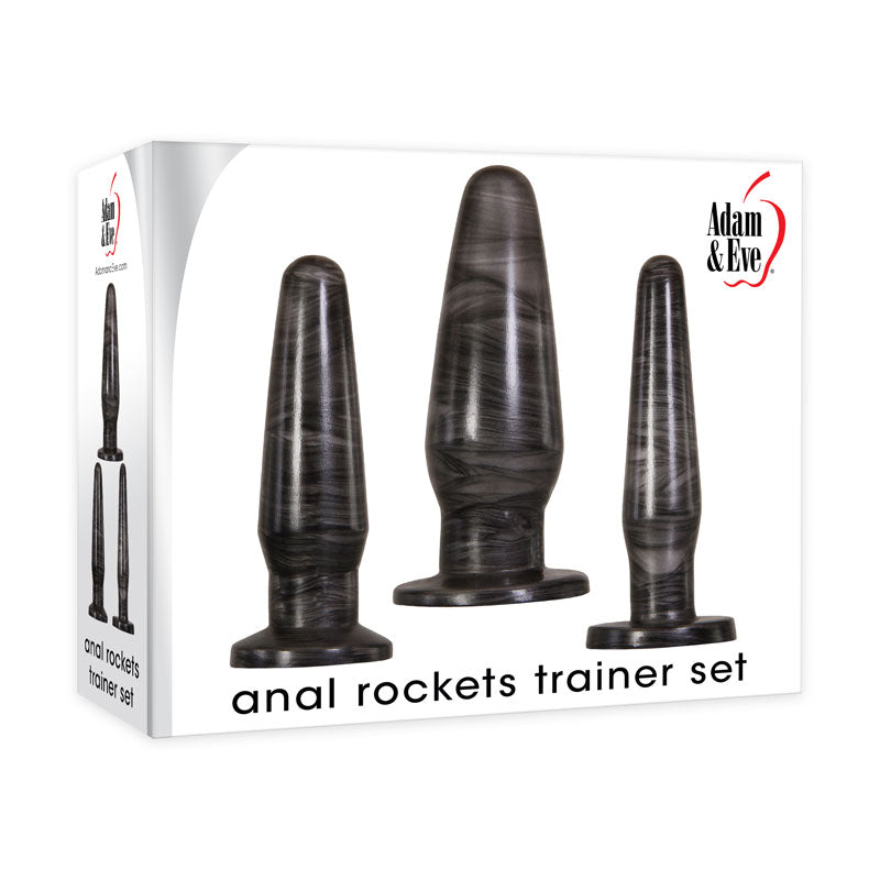Adam & Eve ANAL ROCKETS TRAINER SET Butt Plugs Set Of 3 Sizes Adam & Eve Main image
