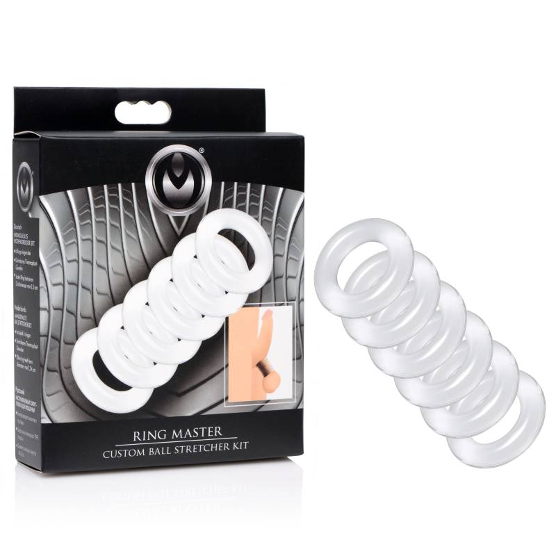 XR Brands Master Series Ring Master Clear Ball Stretcher Kit