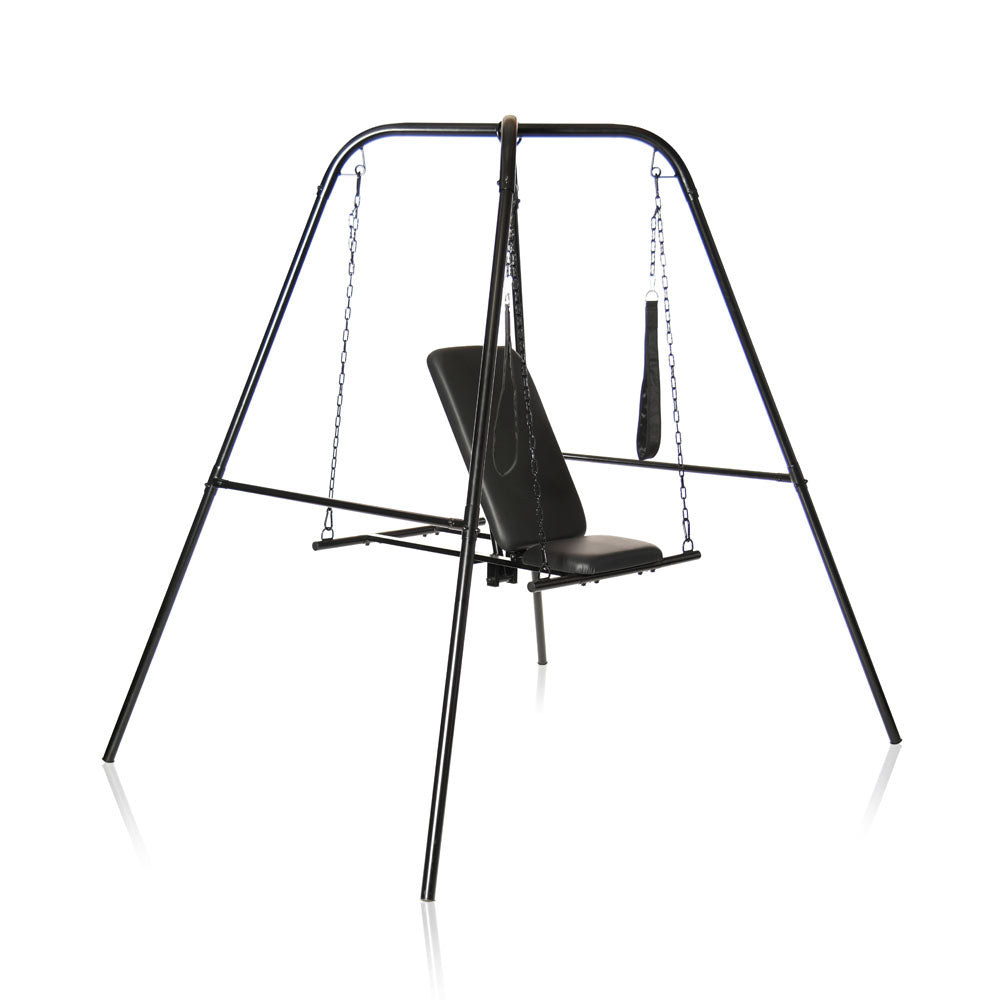 XR Brands Master Series Throne Adjustable Sex Sling With Stand XR Brands