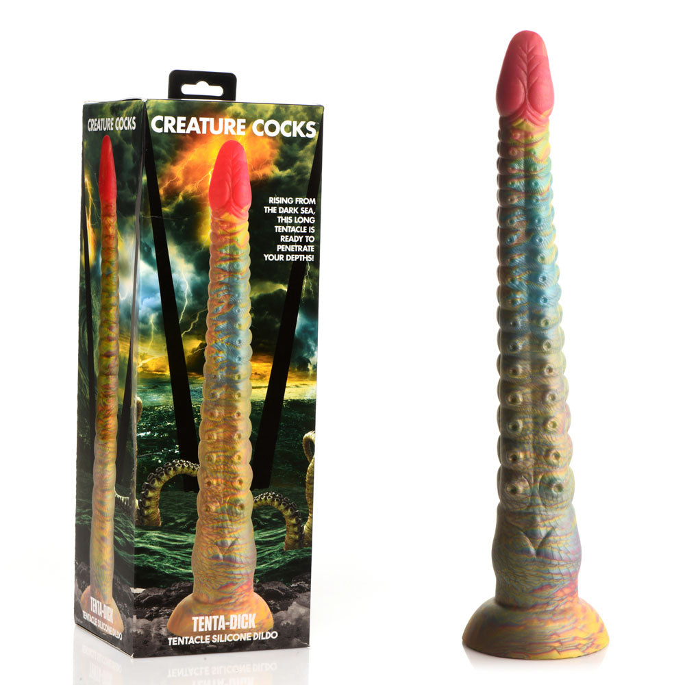 XR Brands Creature Cocks Tenta Dick Tentacle Fantasy Dildo 32cm Multi Coloured XR Brands Main image