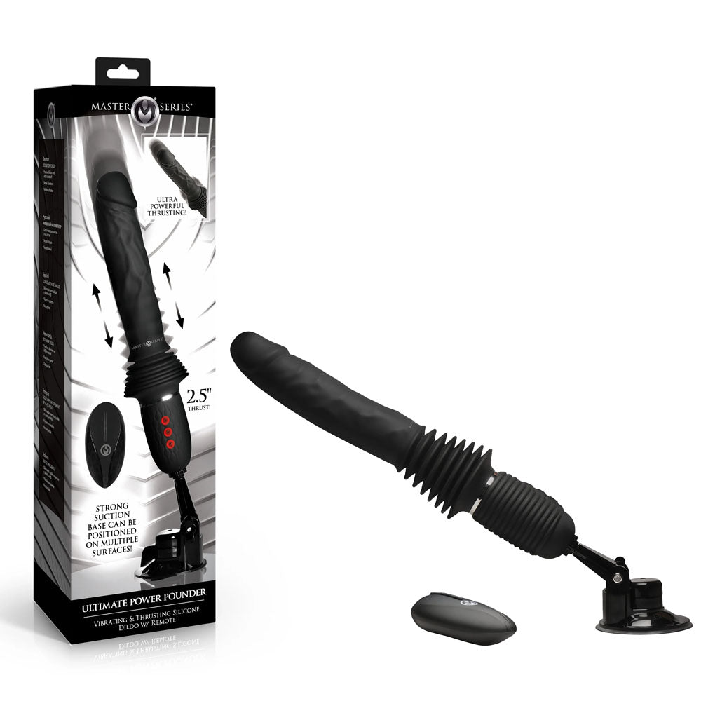 Master Series Ultimate Power Pounder USB Rechargeable Thrusting Vibrator 30cm Secondary image