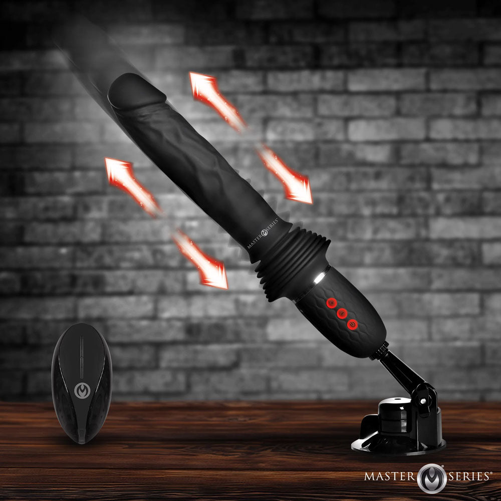 Master Series Ultimate Power Pounder USB Rechargeable Thrusting Vibrator 30cm XR Brands