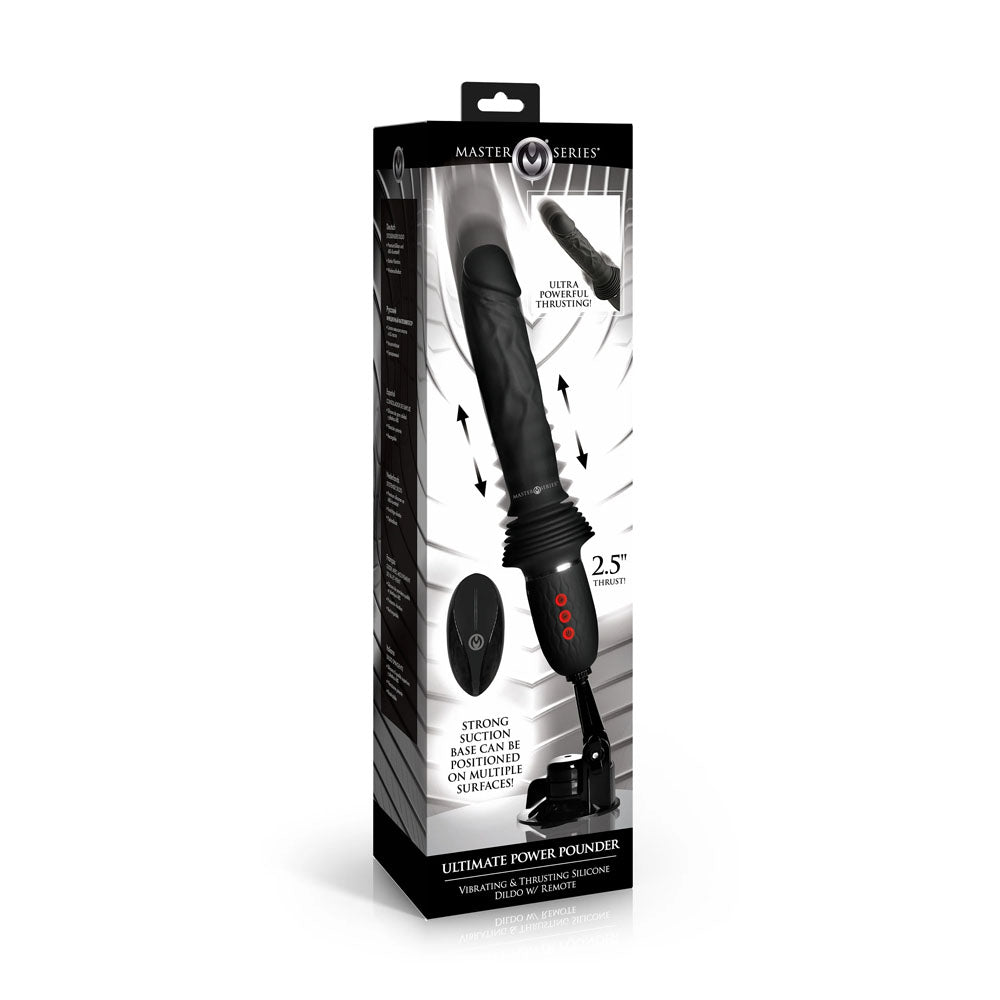 Master Series Ultimate Power Pounder USB Rechargeable Thrusting Vibrator 30cm XR Brands