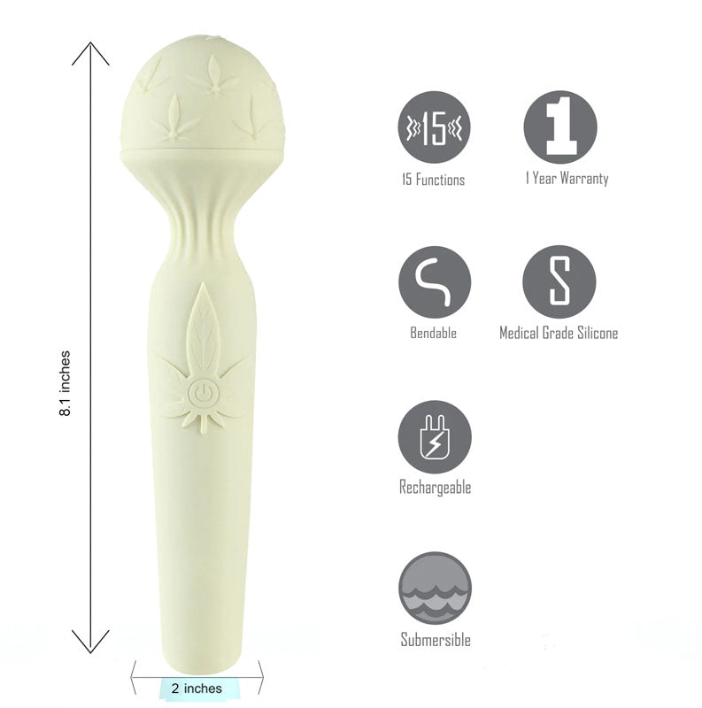 Maia Marlie 420 USB Rechargeable Massage Wand 20.6cm Secondary image