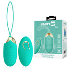 Party Up IAN USB Rechargeable Vibrating Egg Vibrator With Wireless Remote Party Up
