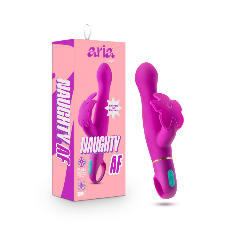 Blush Novelties Aria Naughty AF Butterfly Vibrator18.4cm Blush Novelties Main image