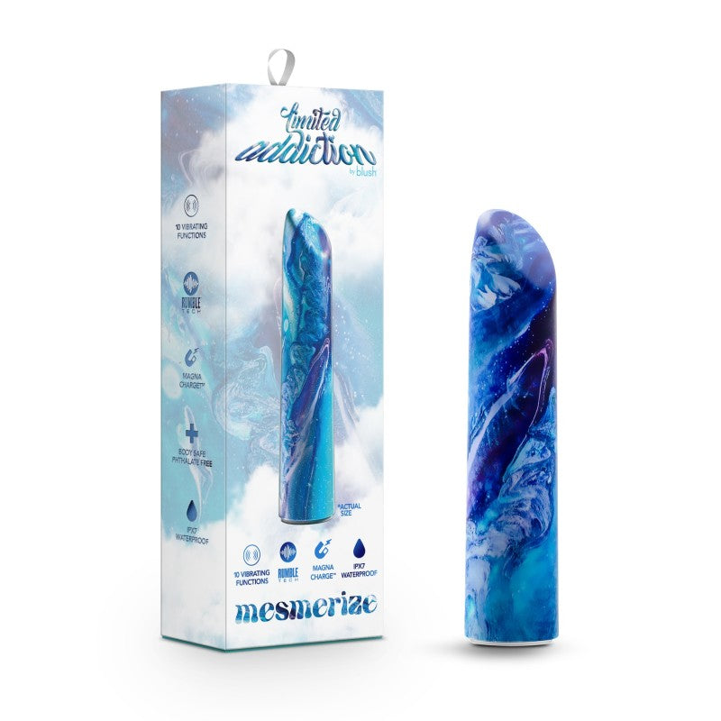Blush Novelties Limited Addiction Mesmerize Power Vibe USB Rechargeable Bullet Vibrator 10.2cm Blush Novelties