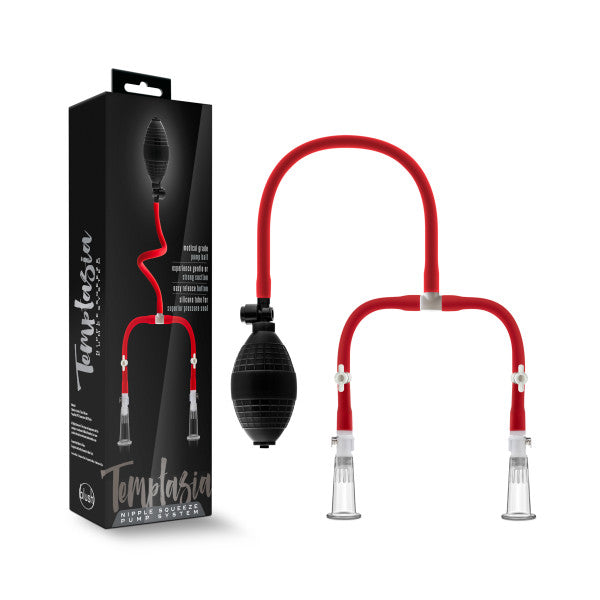 Blush Novelties Temptasia Nipple Squeeze Pump System Blush Novelties