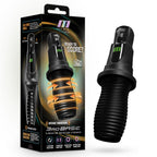 Blush Novelties M For Men 3rd Base USB Rechargeable Vibrating & Rotating Auto Stroker Blush Novelties