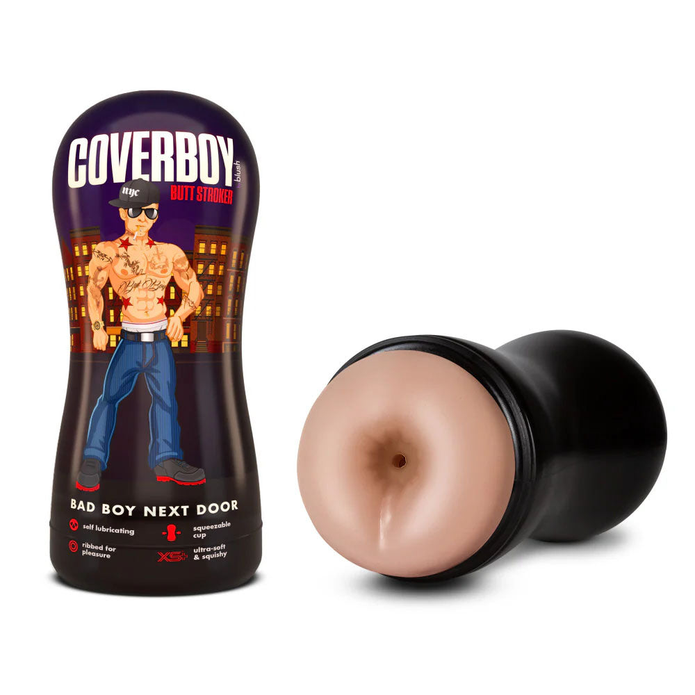 Blush Novelties Coverboy Bad Boy Next Door Male Ass Stroker Blush Novelties