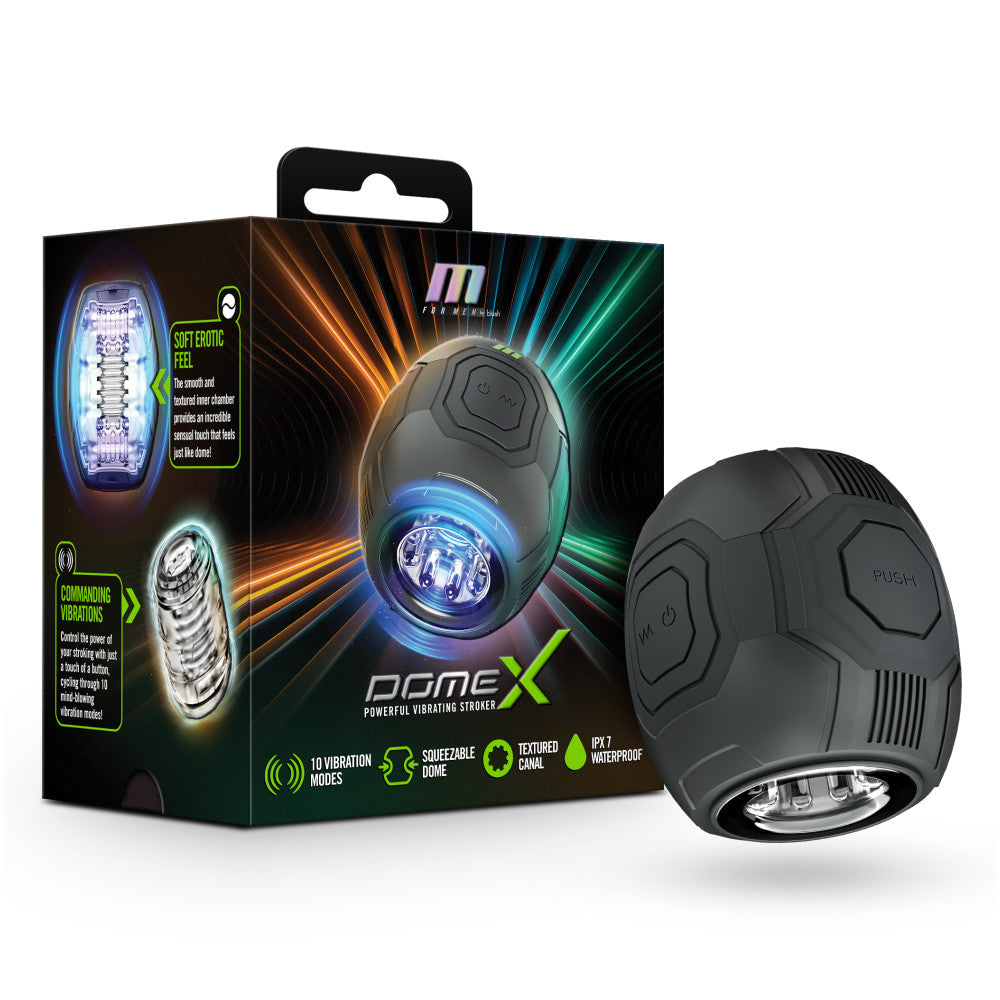 Blush Novelties M For Men Dome X USB Rechargeable Vibrating Stroker Blush Novelties Main image