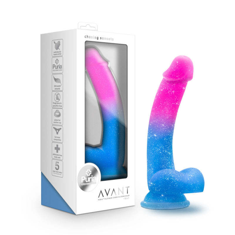 Avant Chasing Sunsets Mermaid Dong 19.7cm Pink / Blue Blush Novelties