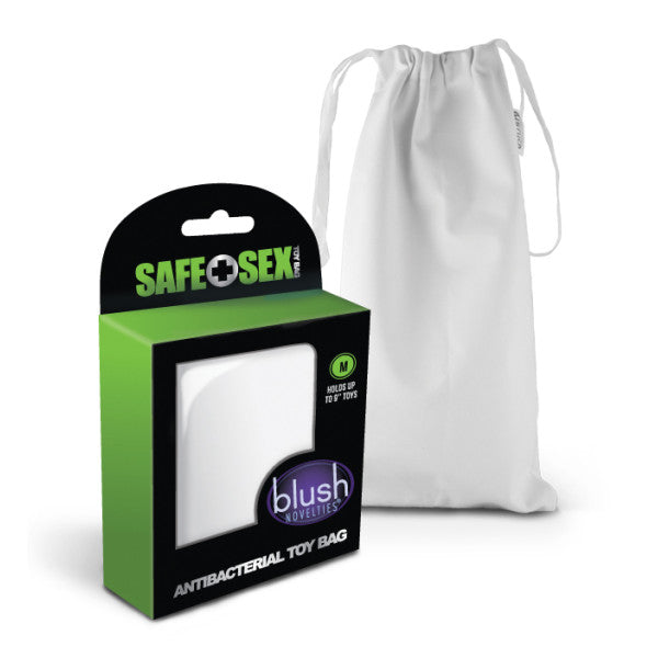Blush Novelties Safe Sex Antibacterial Toy Bag Toy Storage Bag Medium Size Blush Novelties