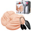 CRAZY BULL Vibrating Spread Torso Vibrating Spread Torso Masturbator Flesh Crazy Bull