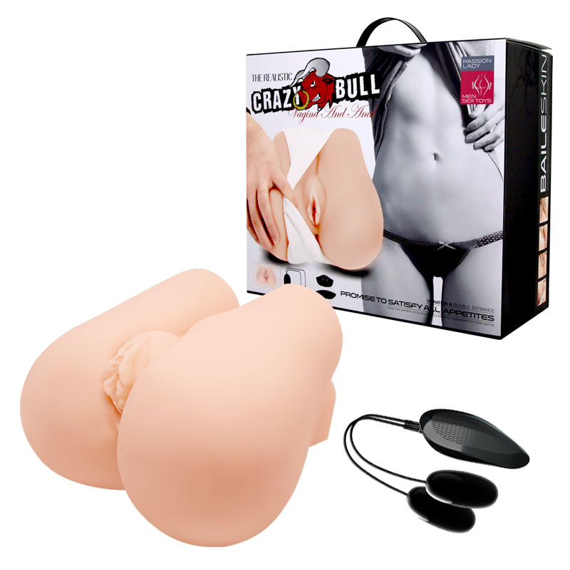CRAZY BULL Vibrating Missionary Torso Masturbator Flesh Crazy Bull Main image