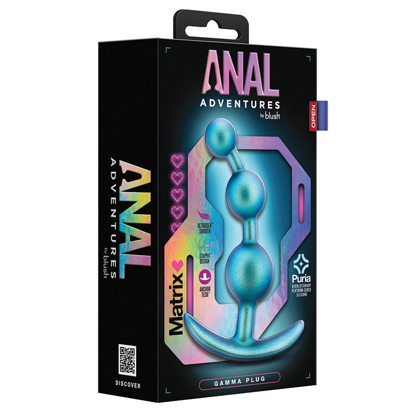 Blush Anal Adventures Matrix Gamma Butt Plug Teal Main image