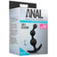 Blush Anal Adventures Platinum Anal Beads Small Black