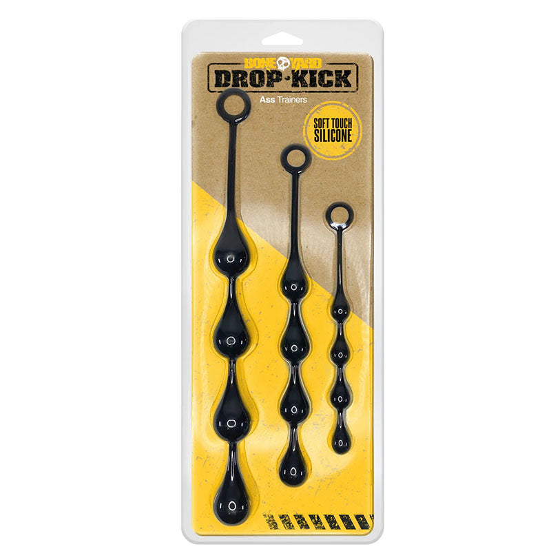 C1 Releasing Boneyard Drop Kick Ass Trainers Anal Beads  Set Of 3 Sizes C1 Releasing