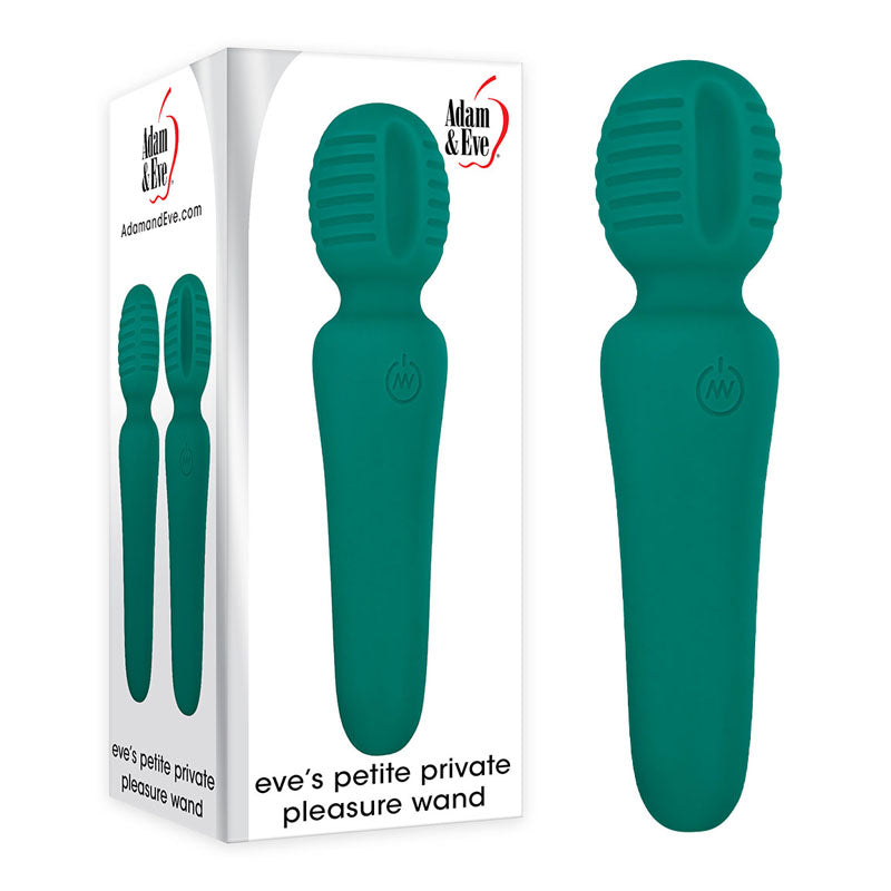 Adam & Eve Petite Private Pleasure USB Rechargeable Massager Wand 14.8cm Adam & Eve