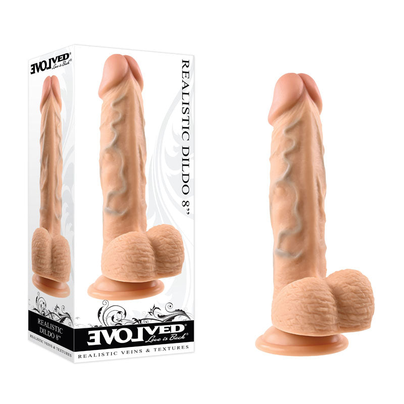 Evolved REALISTIC LIGHT Dong 8 Inch Flesh Evolved