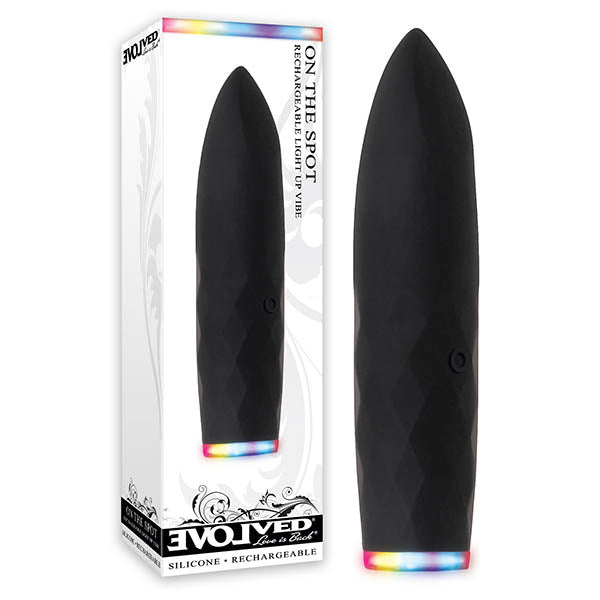Evolved On The Spot USB Rechargeable Bullet Vibrator Black Evolved