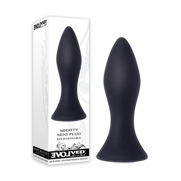 Evolved Mighty Mini Plug USB Rechargeable Butt Plug 3.5 Inch Evolved