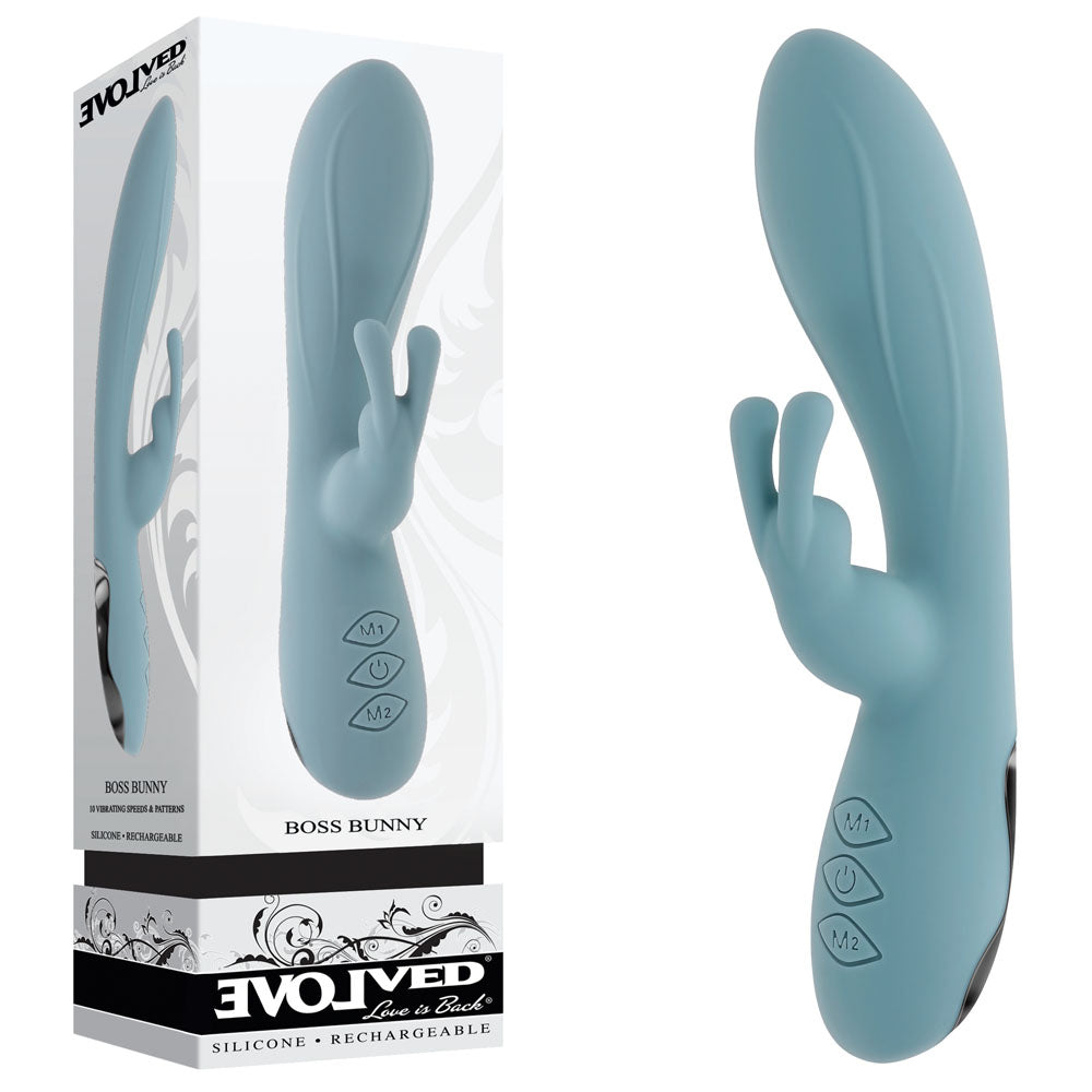Evolved BOSS BUNNY USB Rechargeable Rabbit Vibrator 20.1cm Evolved Main image
