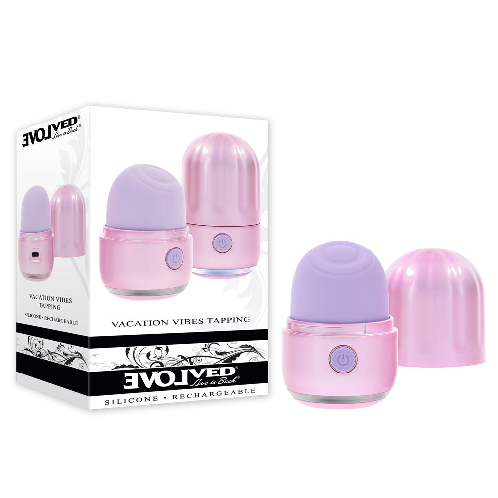 Evolved VACATION VIBES TAPPING USB Rechargeable Tapping Stimulator 8.5cm Evolved