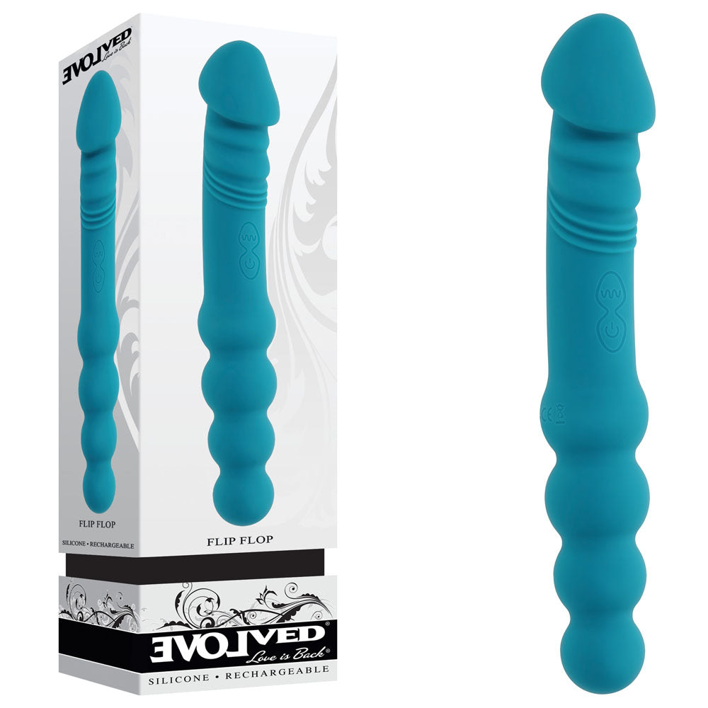Evolved FLIP FLOP USB Rechargeable Dual Ended Vibrator 23.1cm Evolved