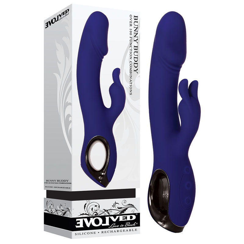 Evolved Bunny Buddy USB Rechargeable Rabbit Vibrator 22.2cm Evolved Main image