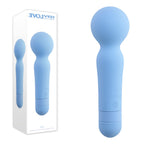 Evolved IRIS USB Rechargeable Massage Wand Blue 18.3 cm