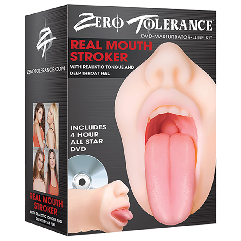 Evolved Zero Tolerance Real Mouth Male Masturbator Stroker Light Main image