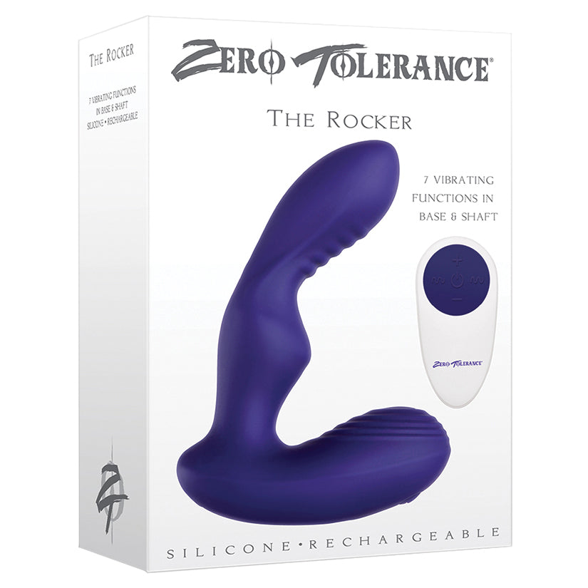 Evolved Zero Tolerance The Rocker Dual Motor 7 Function Remote Controlled Anal Vibrator Main image