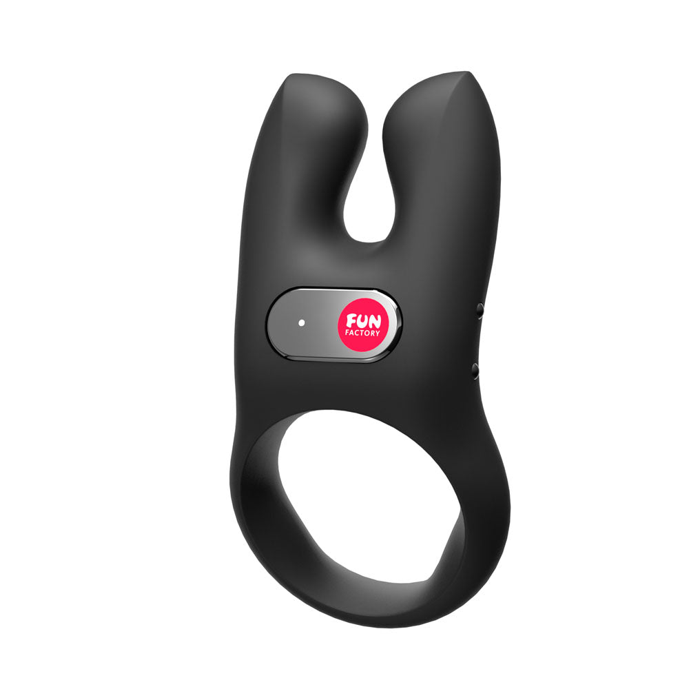 Fun Factory NOS Black USB Rechargeable Vibrating Cock Ring Black Secondary image