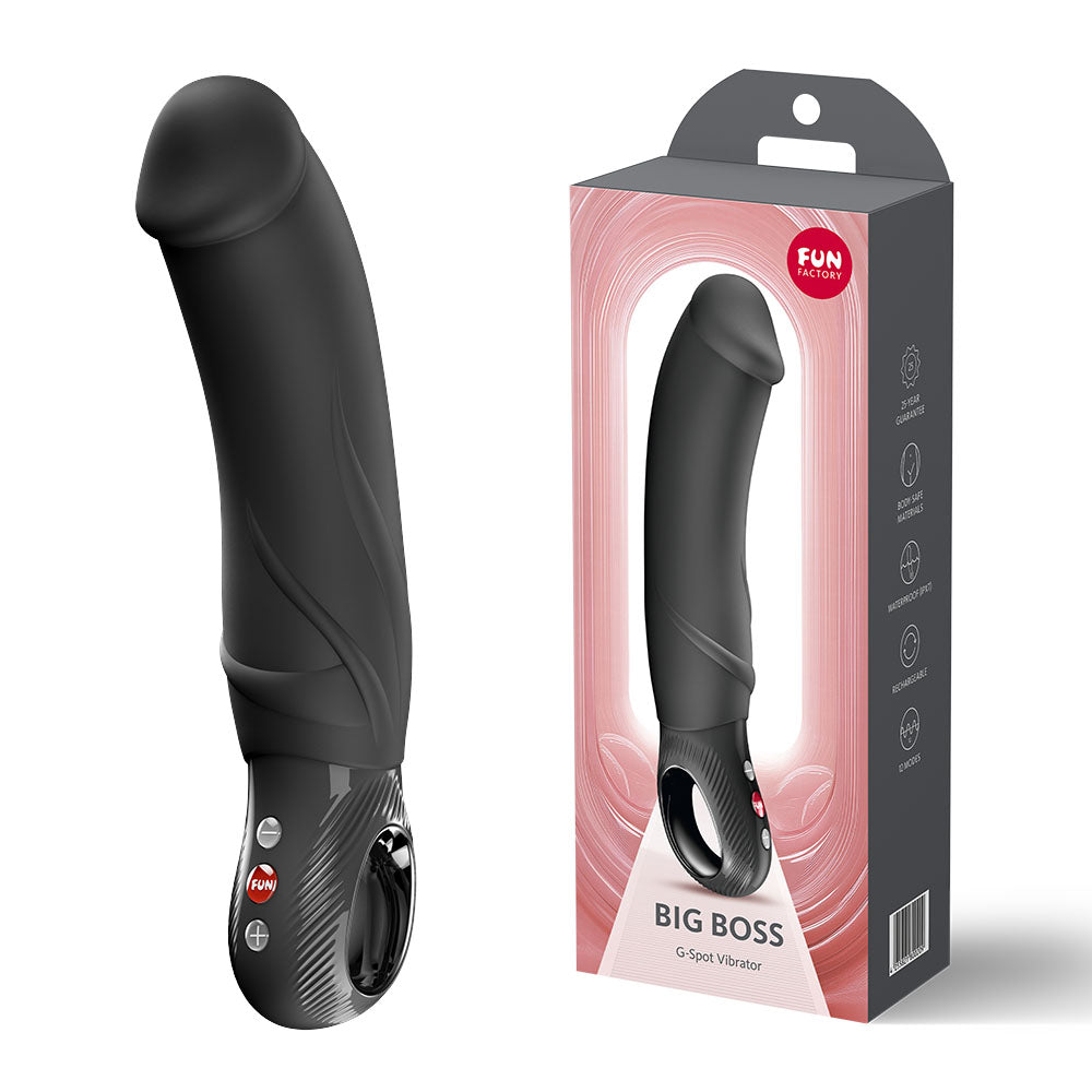 Fun Factory BIG BOSS USB C Vibrator  Black 22.9 cm