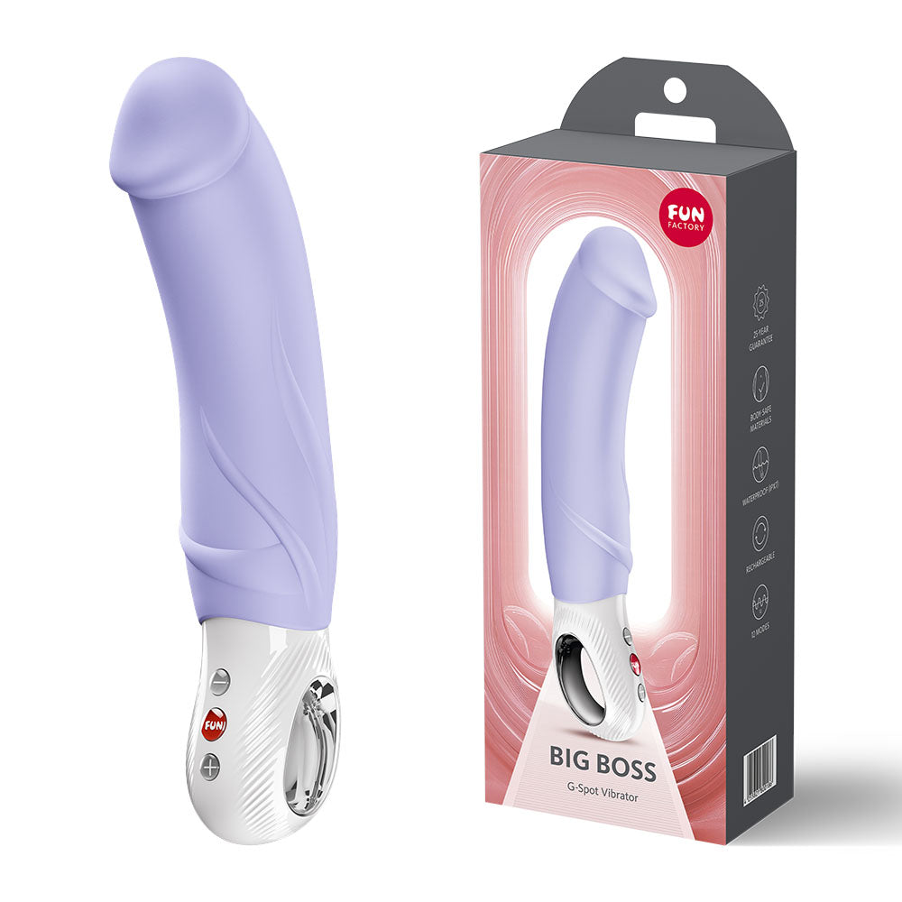 Fun Factory BIG BOSS USB C Vibrator 22.9cm Purple Main image
