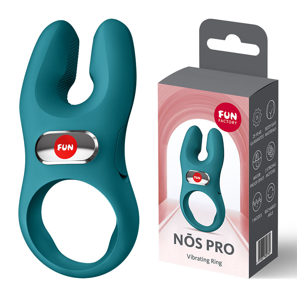 Fun Factory NOS PRO USB C Rechargeable Vibrating Cock Ring Main image